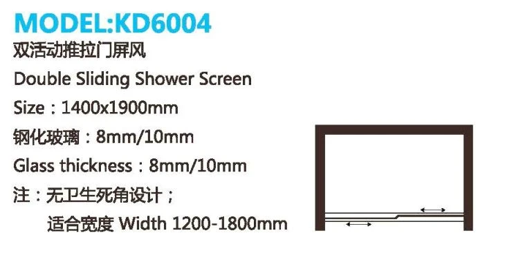 Double Panel Sliding Glass Door